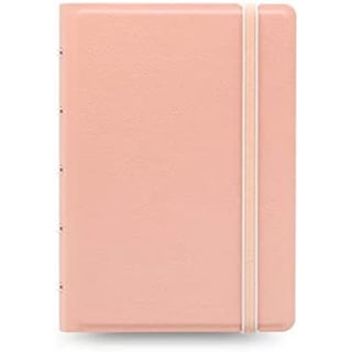 Refillable Colored Notebook A5 Lined - Peach