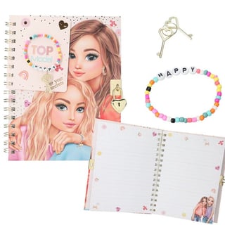 TOPModel Dagboek Met Hangslot en Armband
