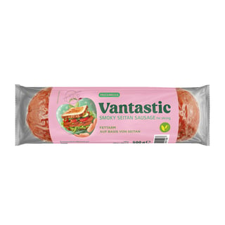 Vantastic Smokey Seitan Sausage for Slicing 500g *THT 10.12.2024*