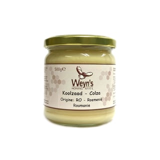 Koolzaadhoning Roemenië 500g Weyn's (crème) - 500g