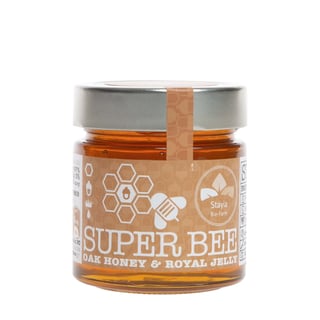 Griekse Eikenhoning en Koninginnebrij (Royal Jelly) 260g Super Bee