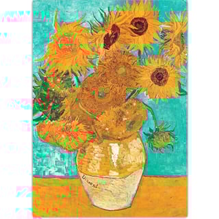 Postkaart - Vincent Van Gogh - De Vaas Met De Twaalf Zonnebloemen 1888