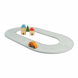 Plan Toys Rubber Road & Rail - Kleine Set