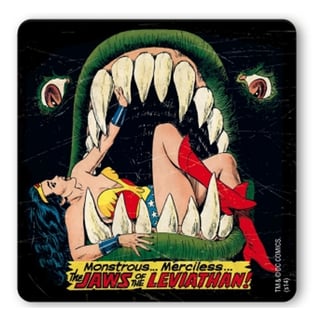 DC Comics Coaster - Wonder Woman Jaws of the Leviathan