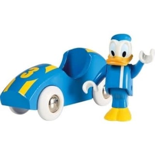 BRIO - Donald And Race Car Incl Stukje Rails 3+