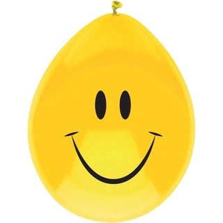 Ballonnen Smiley 30cm 6st