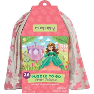 Mudpuppy Puzzle To Go Pretty Princess 36 Pcs 3+