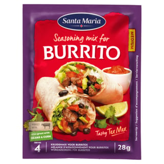 Santa Maria Burrito Kruidenmix Zakje 30 Gram