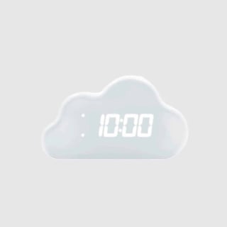 Lalarma - Digitale Wekker Met Thermometer en Sfeerlicht Wit