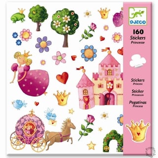 Djeco Knutselpakket Stickers Prinses