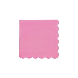 Meri Meri Deep Pink Simply Eco Napkins, Small (20 St)