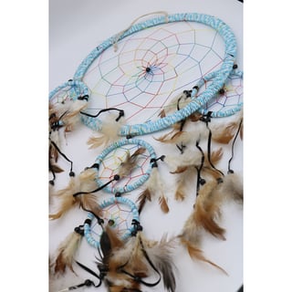 Dromenvanger - Blauw/Wit - 28cm