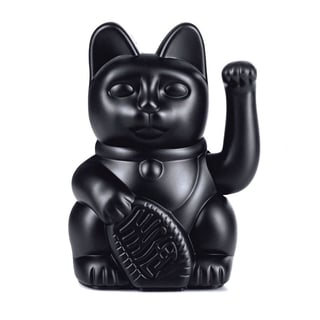 Lucky Cat Black 15cm - Artikel : 330466