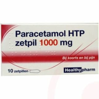 Healthypharm Paracetamol Zetpil 1000mg 10st