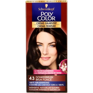 Poly Color Creme Haarverf 43 Donkerbruin 90m