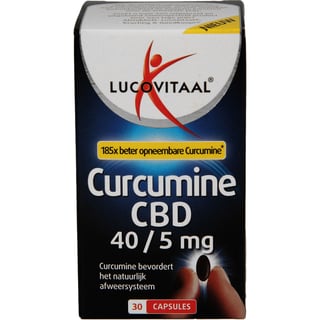 Lucovitaal Curcumine Cbd 40/5mg 30 Caps