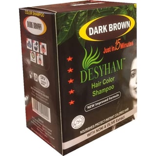 Desyham Hair Shampoo Dark Brown 5 pieces