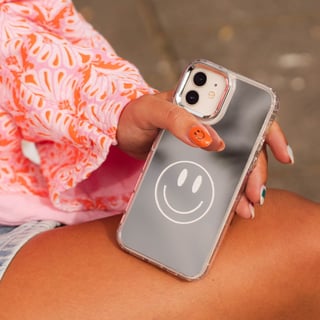 Smiley iPhone hoesje  Mirror case