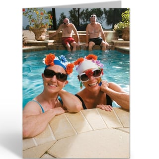 Fotokaart At The Pool