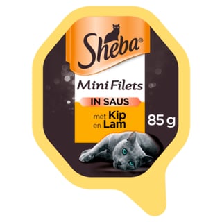 Sheba Mini Filets Saus Kip en Lam