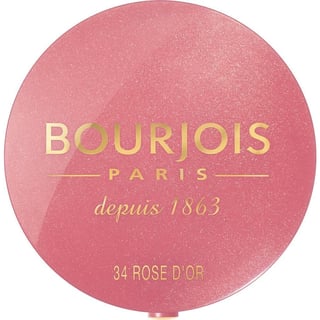 Bourjois Little Round Pot Blush - 34 Rose d'Or Een Poeder Blush Voor Een Gezonde Kleur Die Perfect Blend Met Je Huid