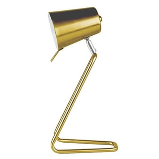 Leitmotiv Table Lamp Z Brass Satin Finish