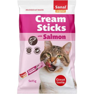 Sanal Kat Creamsticks Zalm 5X1