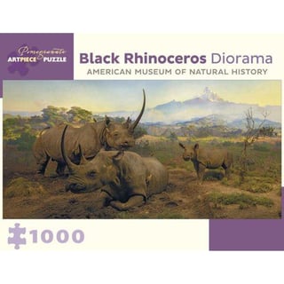 Puzzle 1000st. Black Rhinoceros