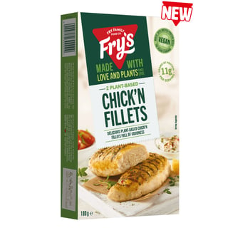Frys Plant Based Chick'n Fillet 180g *DIEPVRIESPRODUCT*