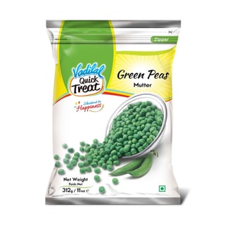 Vadilalgreen Peas Frozen 312Gr