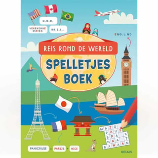 Reis Rond De Wereld Spelletjesboek