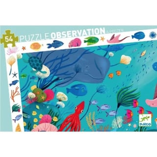 Djeco Observation Puzzle Aquatic 54 Stukjes 4+