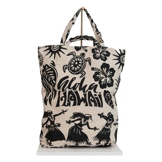 Tote Bag Amsterdam Houses Black - Hawaii