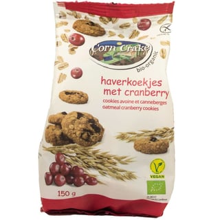 Haverkoekjes Cranberry Glutenvrij