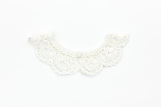 White Crochet Collar