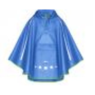 Playshoes regenponcho opvouwbaar - Kobalt