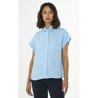 Blouse Aster Fold Up - Color: Airy Blue - Size: L