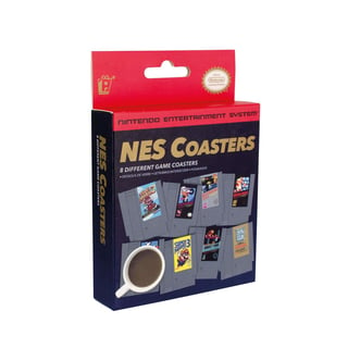 Nintendo NES Cartridge Coasters - 8 Verschillende Video Game Onderzetters