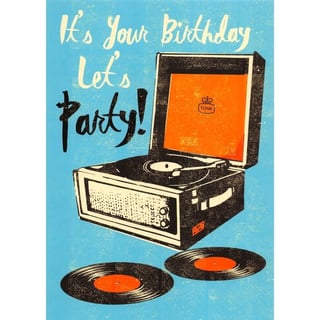 Postkaart - It's Your Birthday Let's Party!