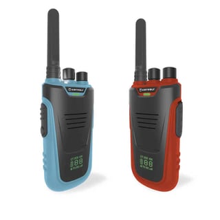 KidyWolf KIDYTALK Walkie Talkies Blauw/Rood