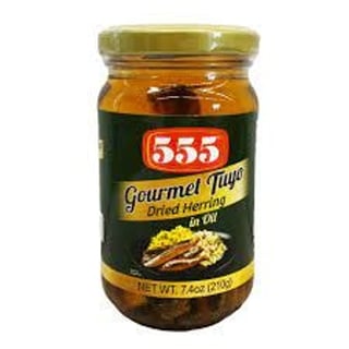 555 Gourmet Tuyo Dried Herring in Oil 210g