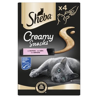 Sheba Creamy Snacks Zalm 4-Pack