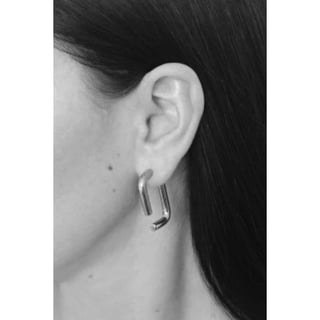 Bandhu Linked Earrings - Silver