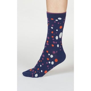 Socks Lucille - Color: Navy - Size: 37-41