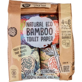Toiletpapier 2-Laags Bamboe 4 Rol