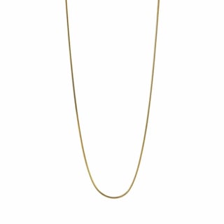 Silver Necklace Round Link - Sterling Silver / Gold Plated
