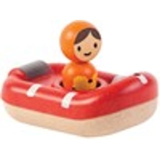 Reddingsboot met poppetje - Plan toys