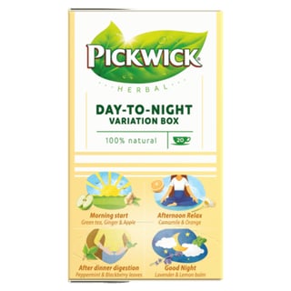 Pickwick Day-to-Night Variatiebox Kruidenthee
