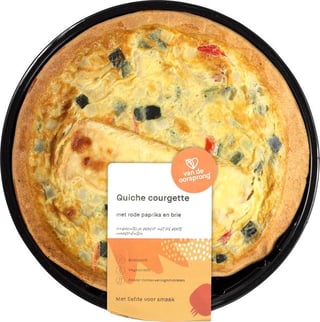 Quiche Courgette-Paprika-Brie
