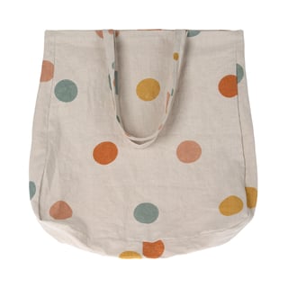 Maileg Tote Bag, Multi Dots - Large